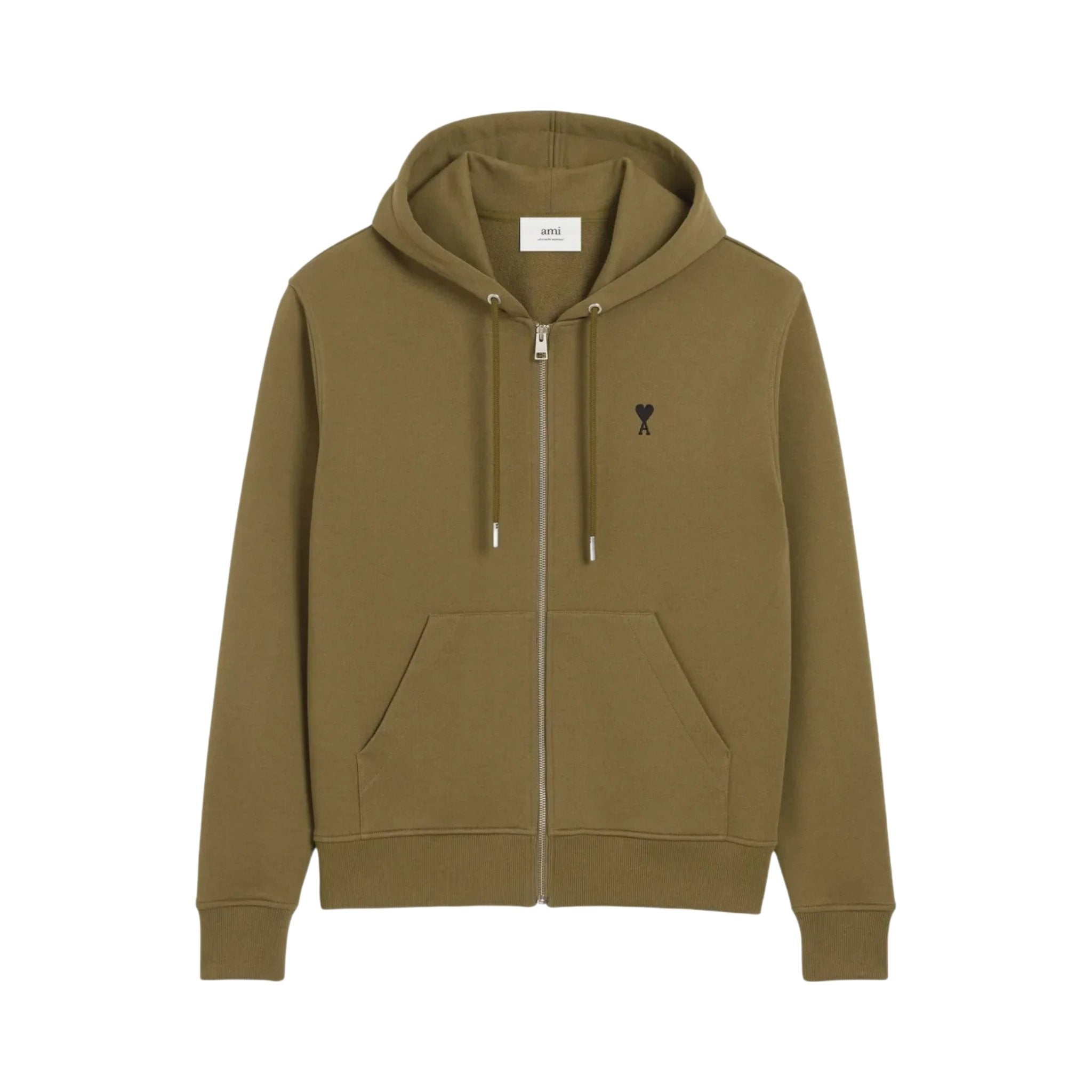 Ami Paris Sweat Zip à Capuche