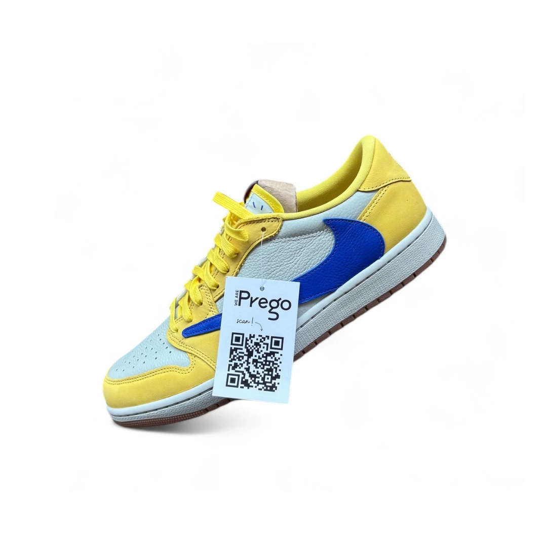 Air Jordan 1 Low OG SP x Travis Scott 'Canary' - Nike