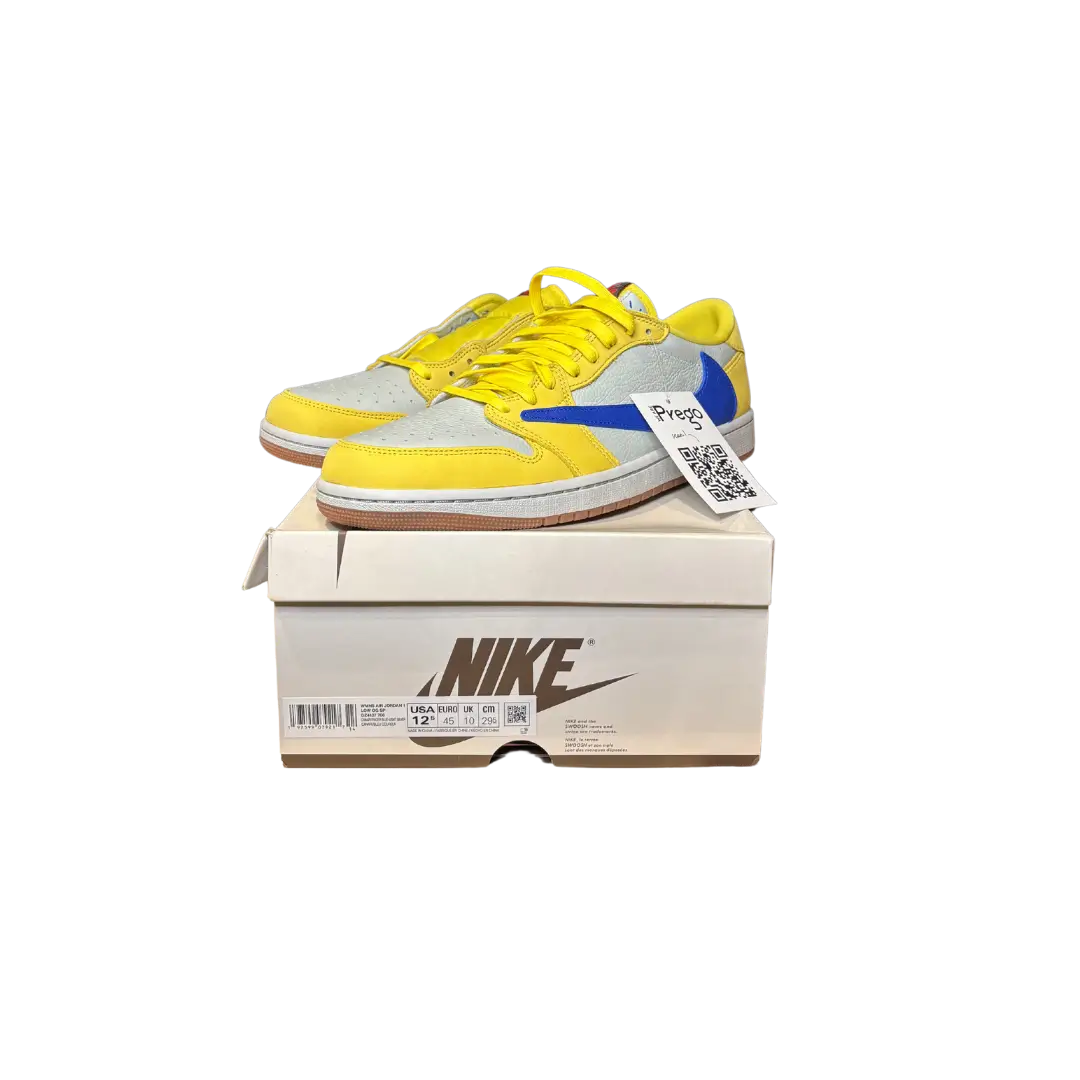 Air Jordan 1 Low OG SP x Travis Scott 'Canary' - Nike