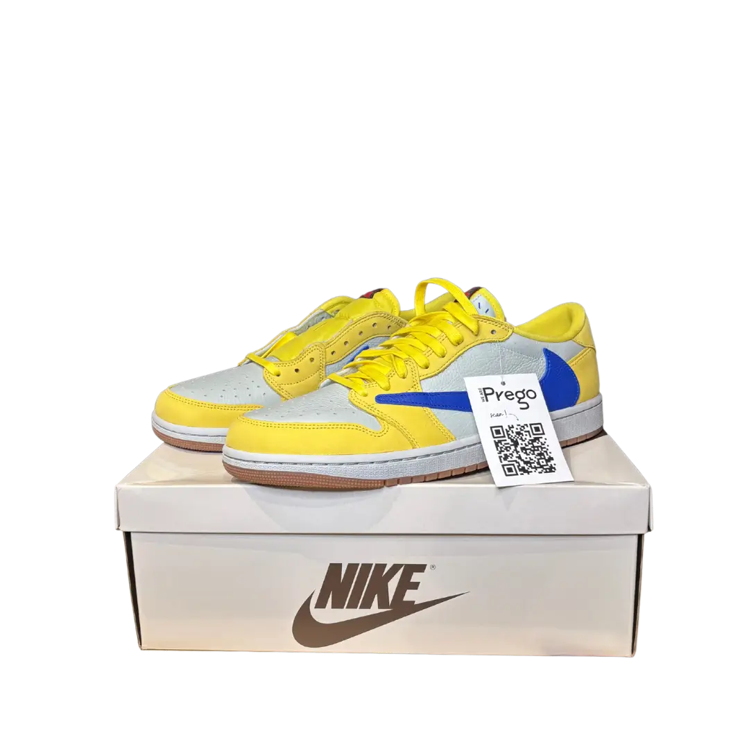 Air Jordan 1 Low OG SP x Travis Scott 'Canary' - Nike