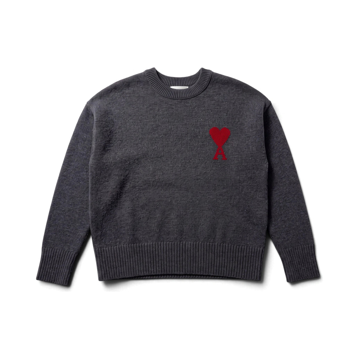 AMI Paris Pull Col Rond Laine
