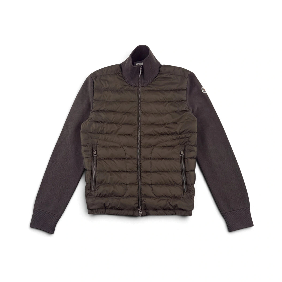Moncler Cardigan Bi-Matière Sans Capuche
