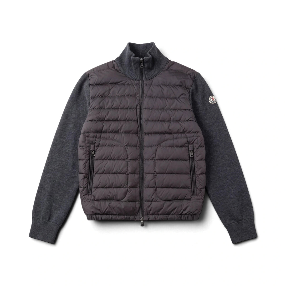 Moncler Cardigan Bi-Matière Sans Capuche