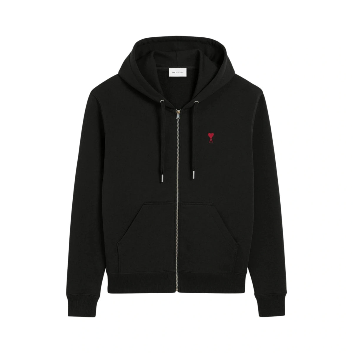 AMI Paris Sweat Zip à Capuche