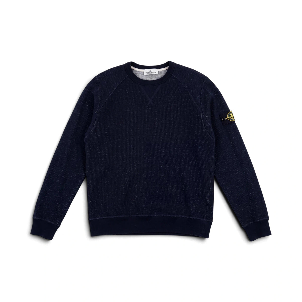 Stone Island Pull Col Rond Laine Mélangé