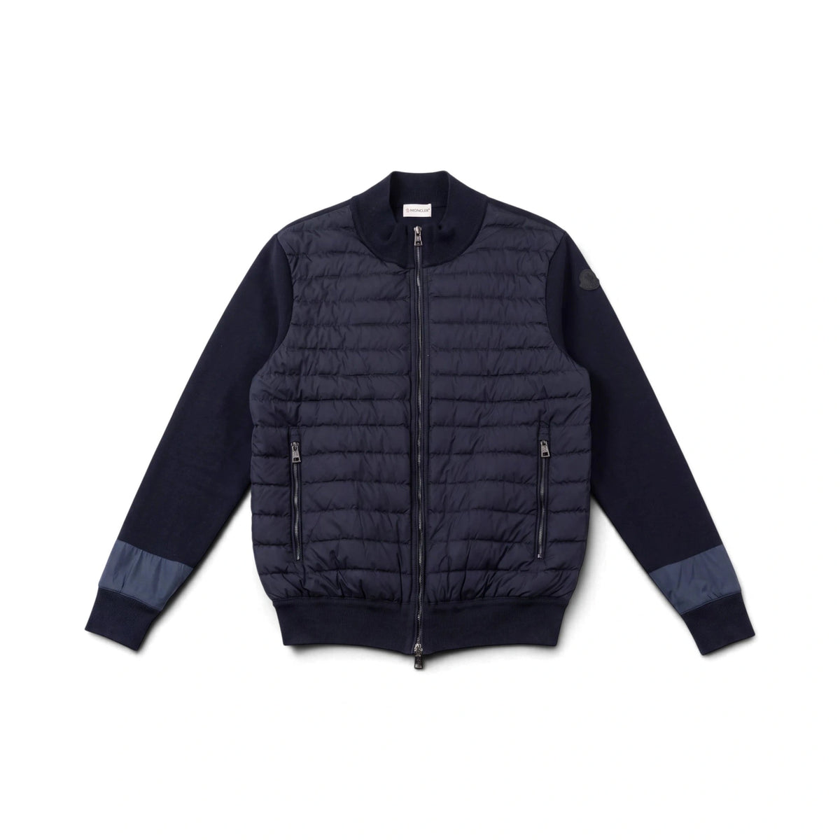 Moncler Cardigan Bi-Matière Sans Capuche
