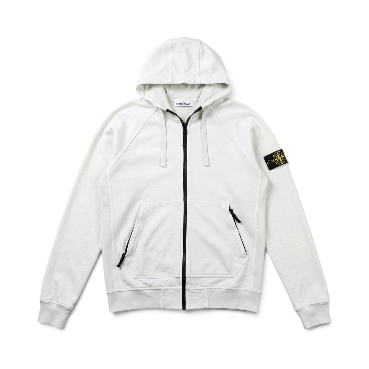 Stone Island Zip À Capuche