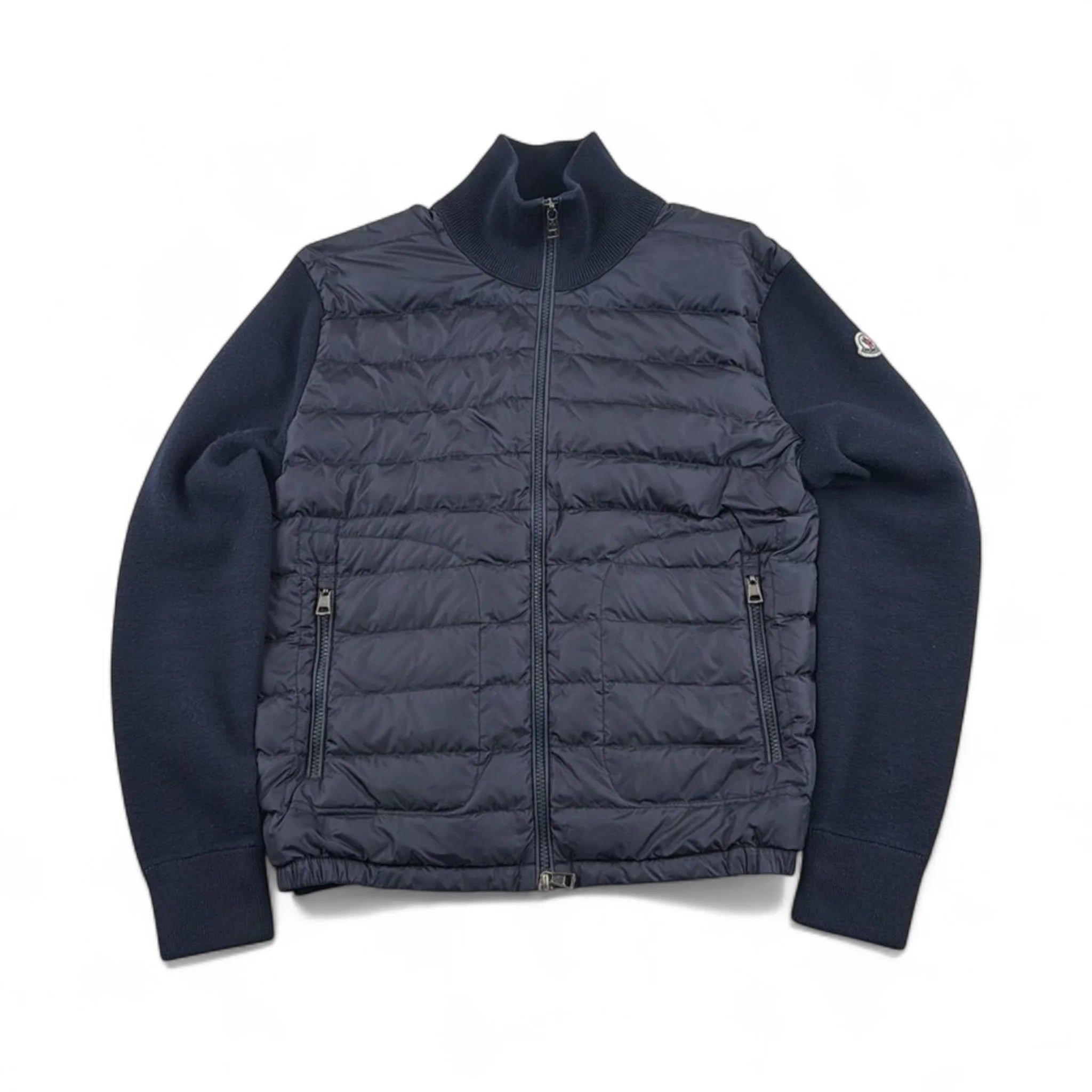 Moncler Cardigan Bi-Matière Sans Capuche — Taille M — Photo 1/3 #État_Très bon état · Pièce 3