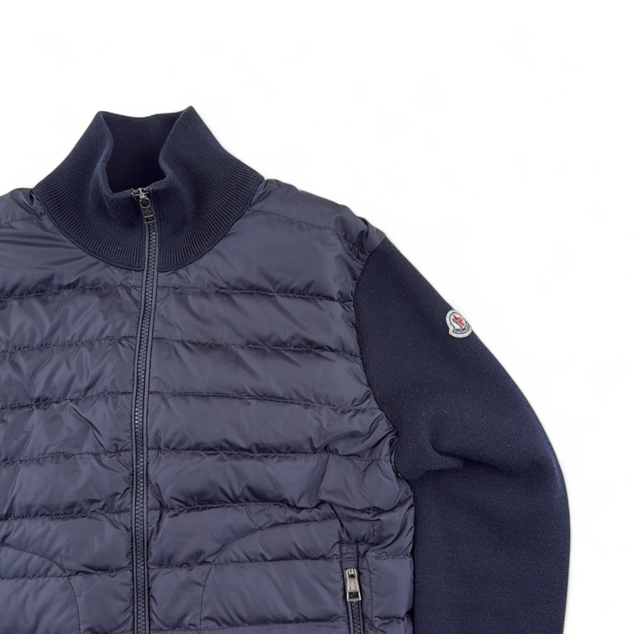 Moncler Cardigan Bi-Matière Sans Capuche — Taille M — Photo 2/3 #État_Très bon état · Pièce 3