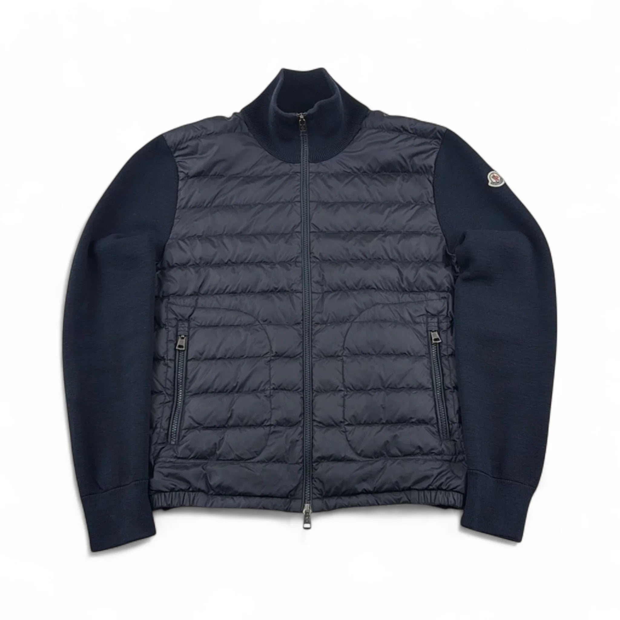 Moncler Cardigan Bi-Matière Sans Capuche — Taille M — Photo 1/3 #État_Très bon état · Pièce 2
