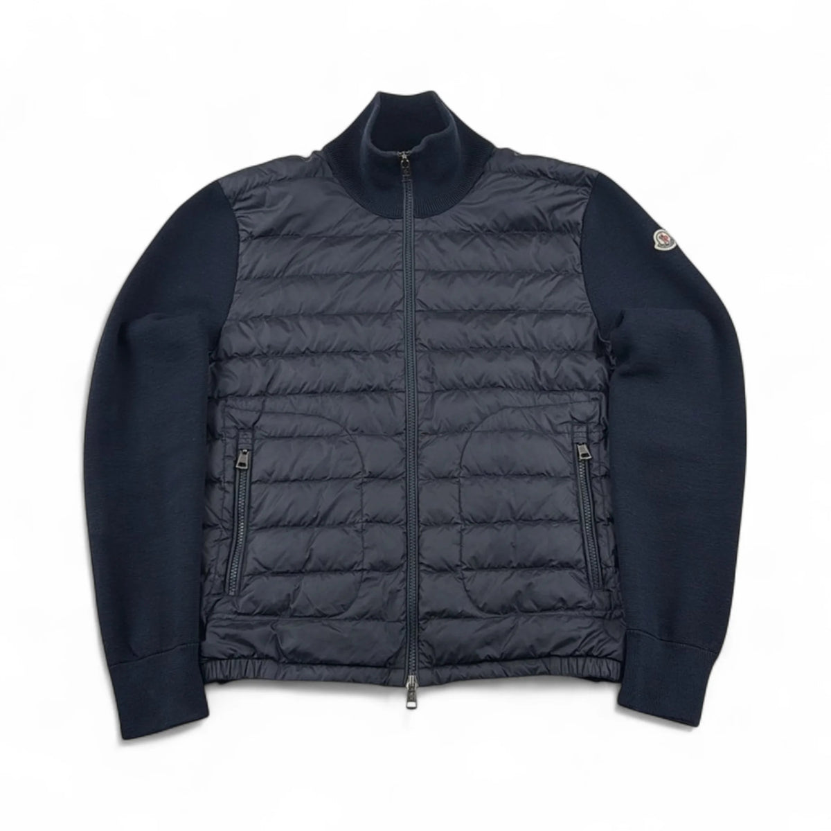 Moncler Cardigan Bi-Matière Sans Capuche — Taille M — Photo 1/3 #État_Très bon état · Pièce 2