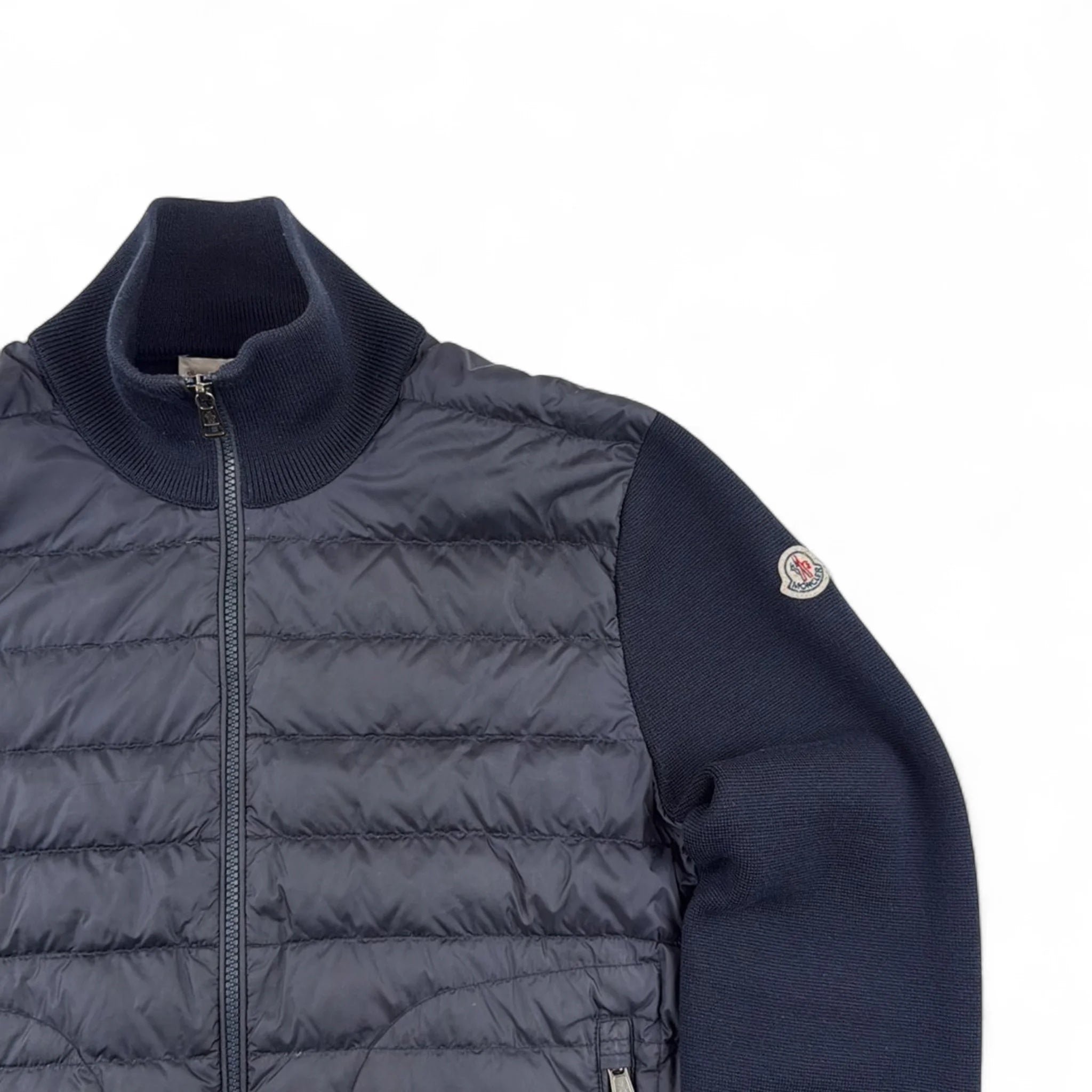 Moncler Cardigan Bi-Matière Sans Capuche — Taille M — Photo 2/3 #État_Très bon état · Pièce 2