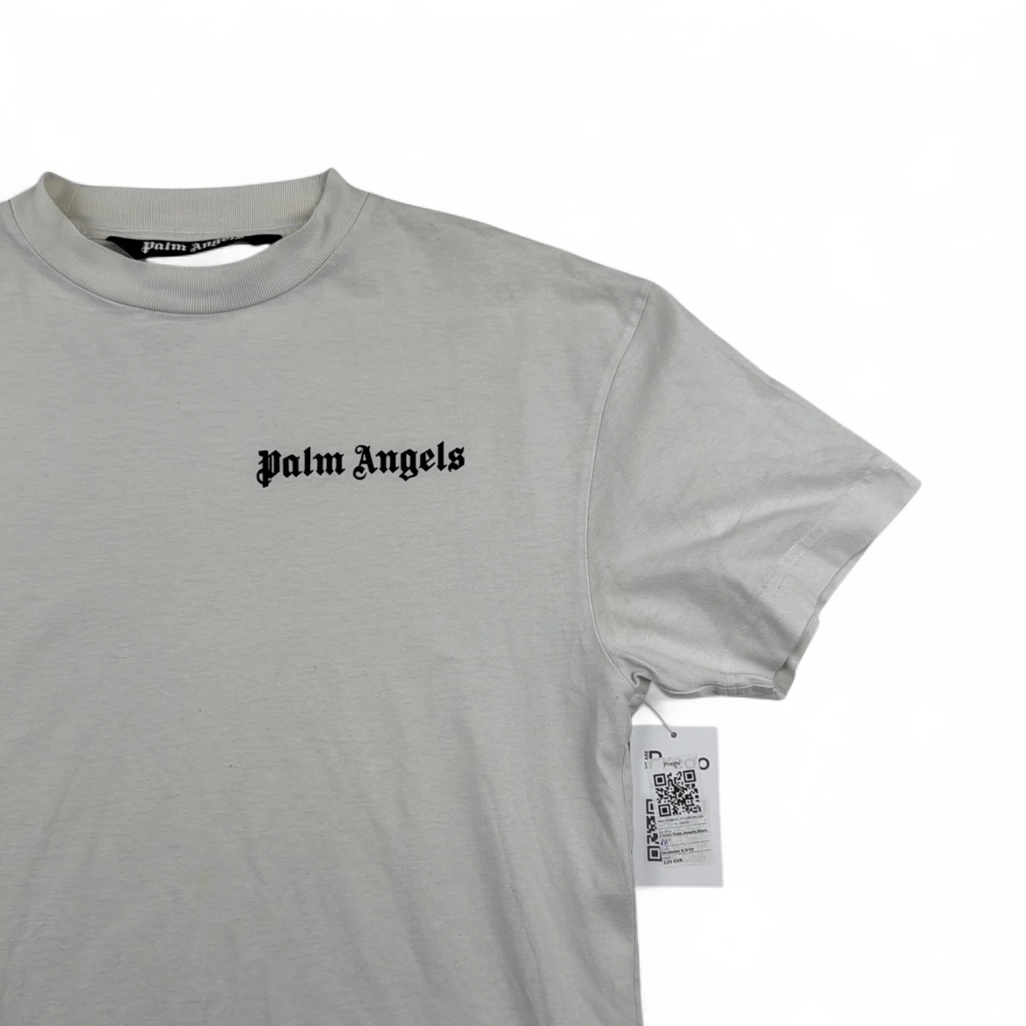 Palm Angels Blanc T-Shirt — Taille M — Photo 2/3 #État_Très bon état