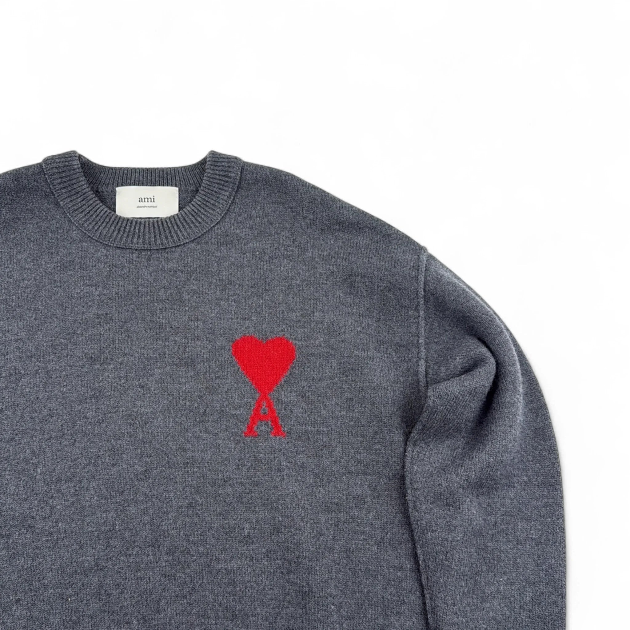 Ami Paris Pull Col Rond Laine — Taille M — Photo 2/3 #État_Occasion · Excellent