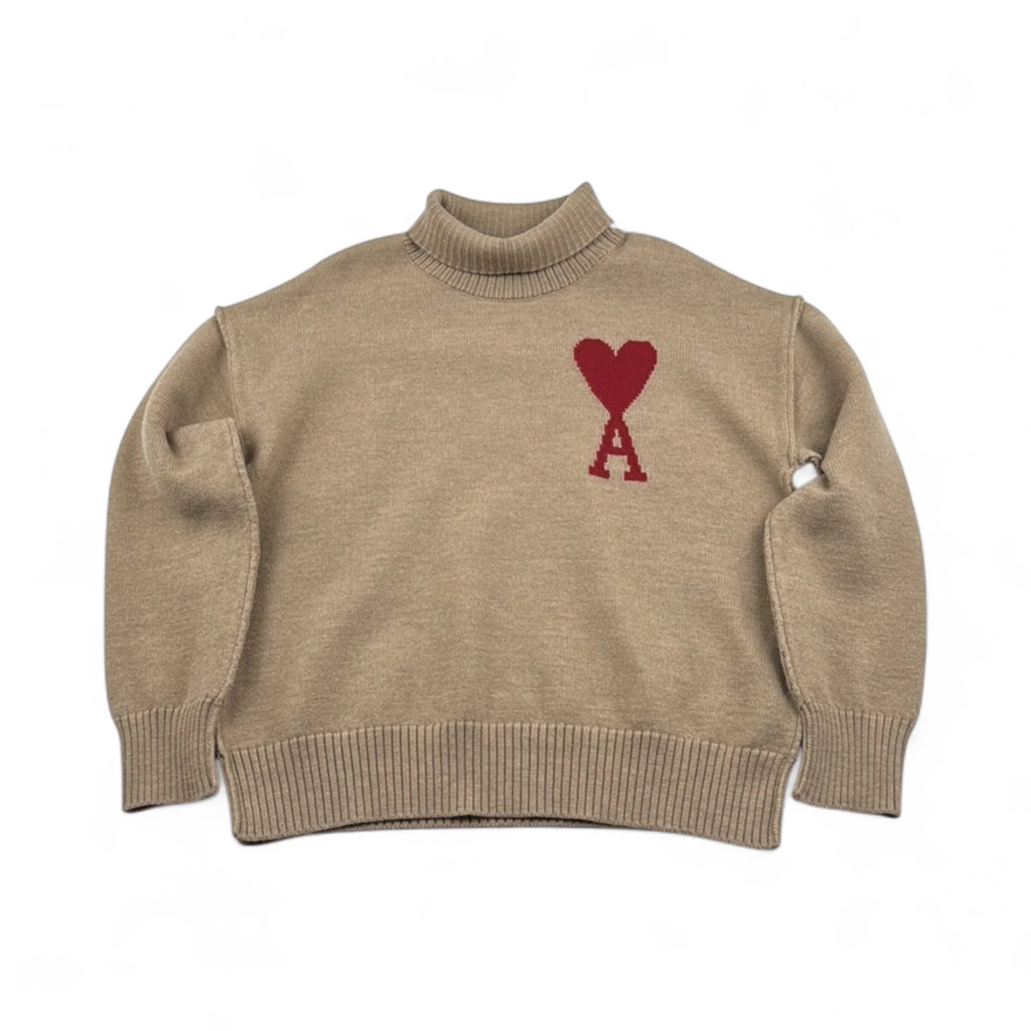 Ami Paris Pull Col Roulé Laine — Taille M — Photo 1/3 #État_Occasion · Très bon