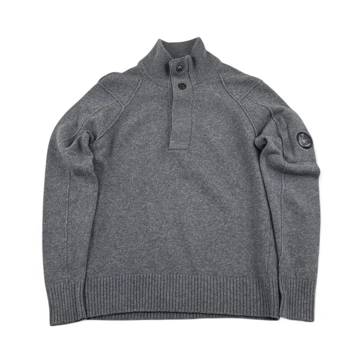 C.P. Company Half Zip Hooded Laine — Taille S — Photo 1/3 #État_Très bon état · Pièce 1