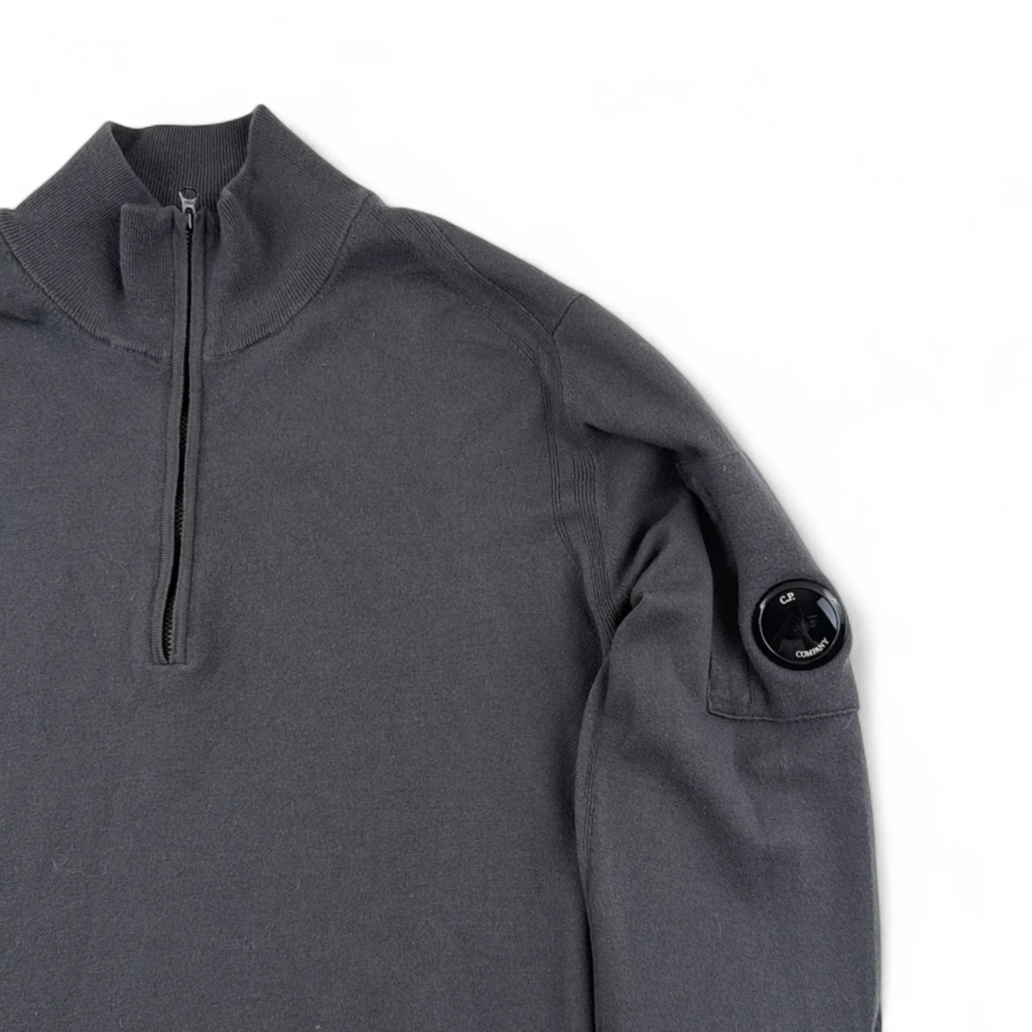 C.P. Company Half Zip Hooded Laine — Taille S — Photo 3/6 #État_Très bon état · Pièce 2