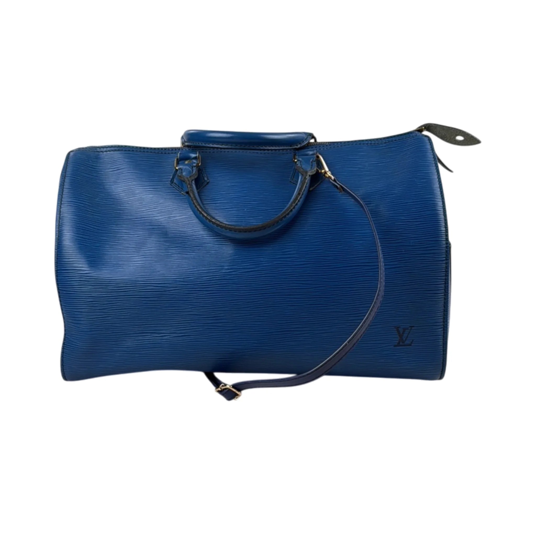Louis Vuitton Speedy 35 Épi Bleu — Taille UNIQUE — Photo 1/1 #État_Occasion · Très bon