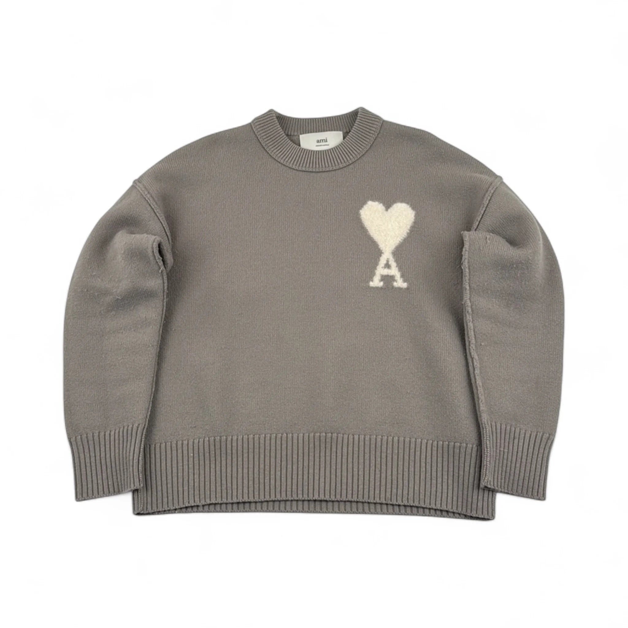 Ami Paris Pull Col Rond Laine — Taille S — Photo 1/6 #État_Très bon état