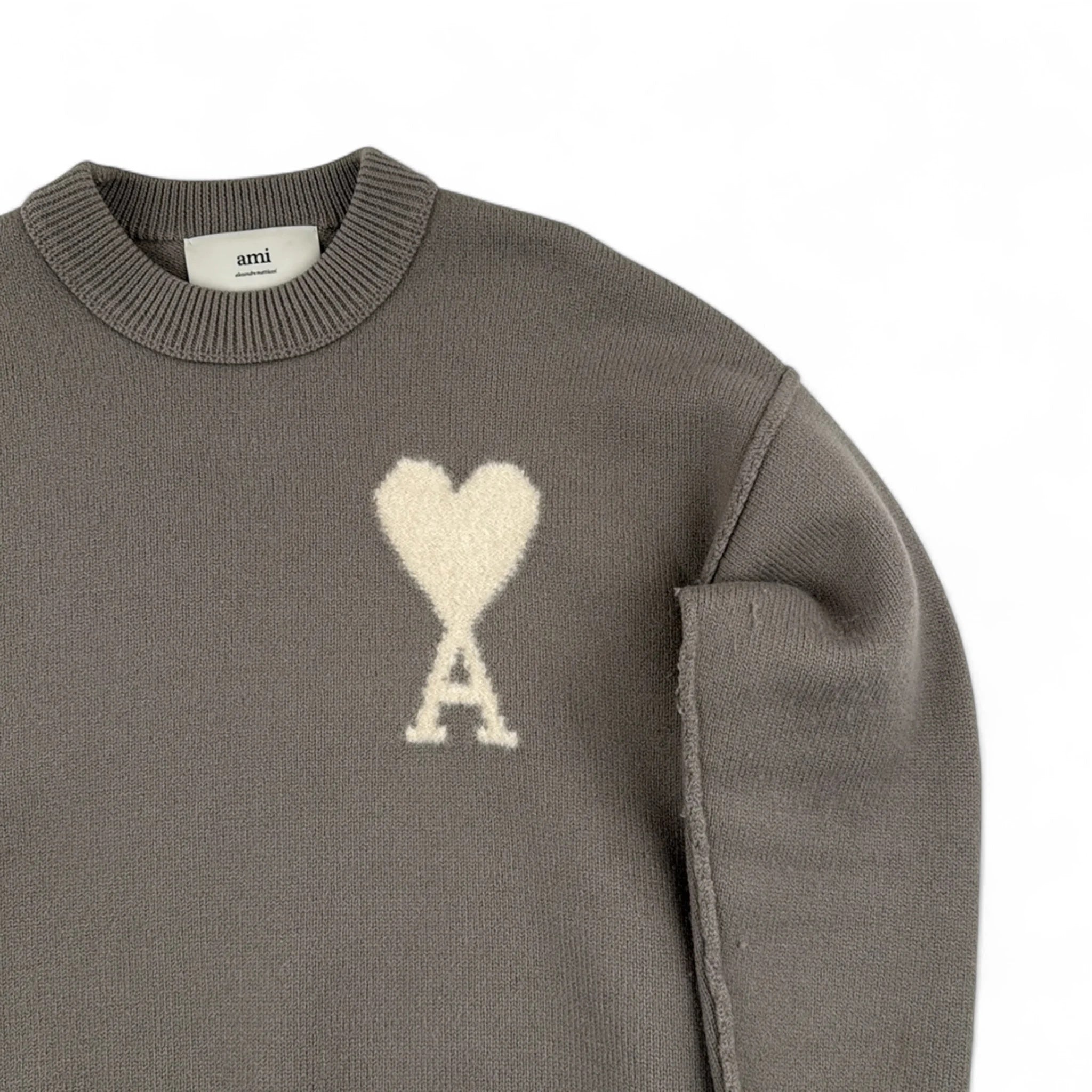Ami Paris Pull Col Rond Laine — Taille S — Photo 3/6 #État_Très bon état