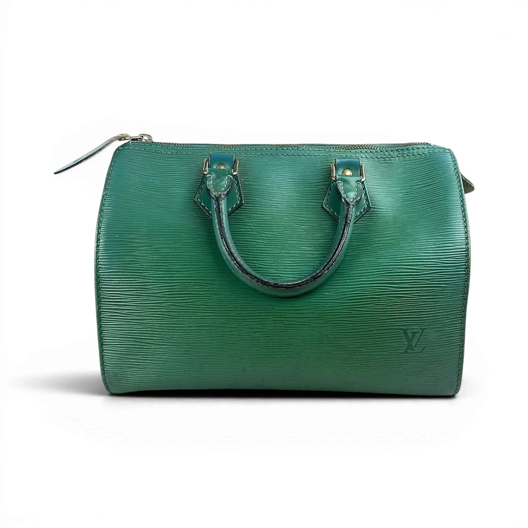 Louis Vuitton Speedy 25cm Épi Vert — Taille M — Photo 1/12 #État_Bon état