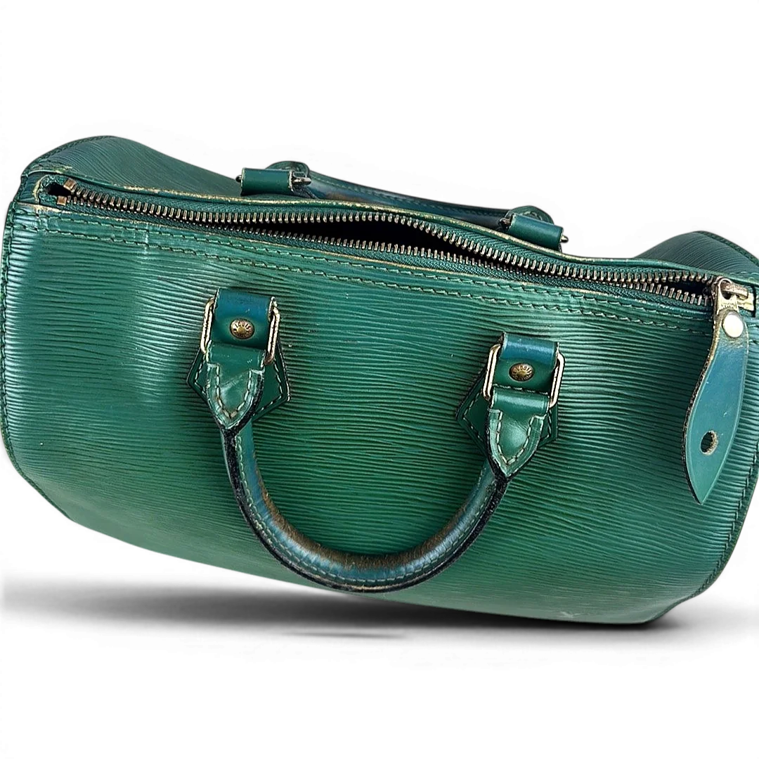 Louis Vuitton Speedy 25cm Épi Vert — Taille M — Photo 8/12 #État_Bon état