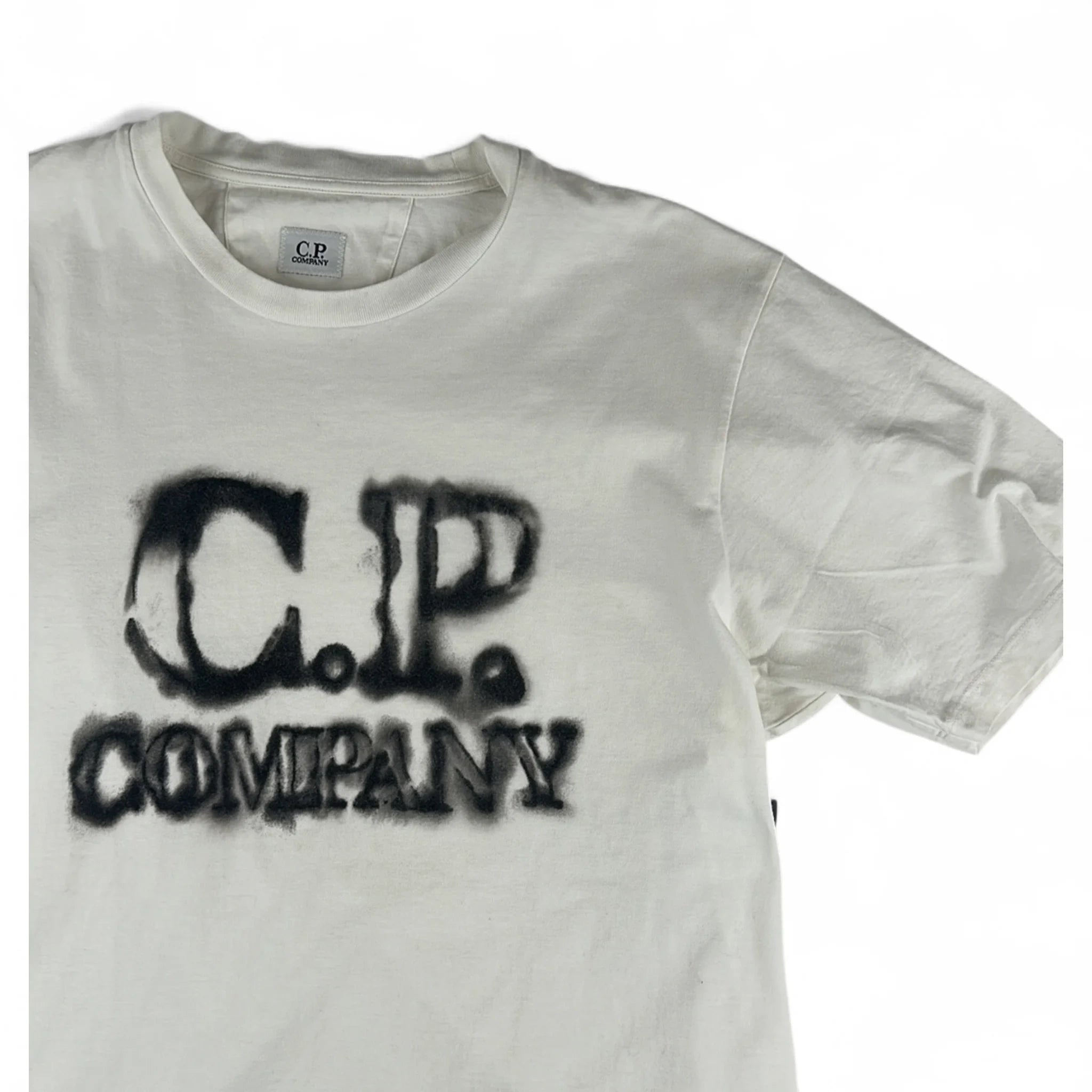 C.P. Company T-Shirt Gros Logo — Taille L — Photo 2/3 #État_Bon état