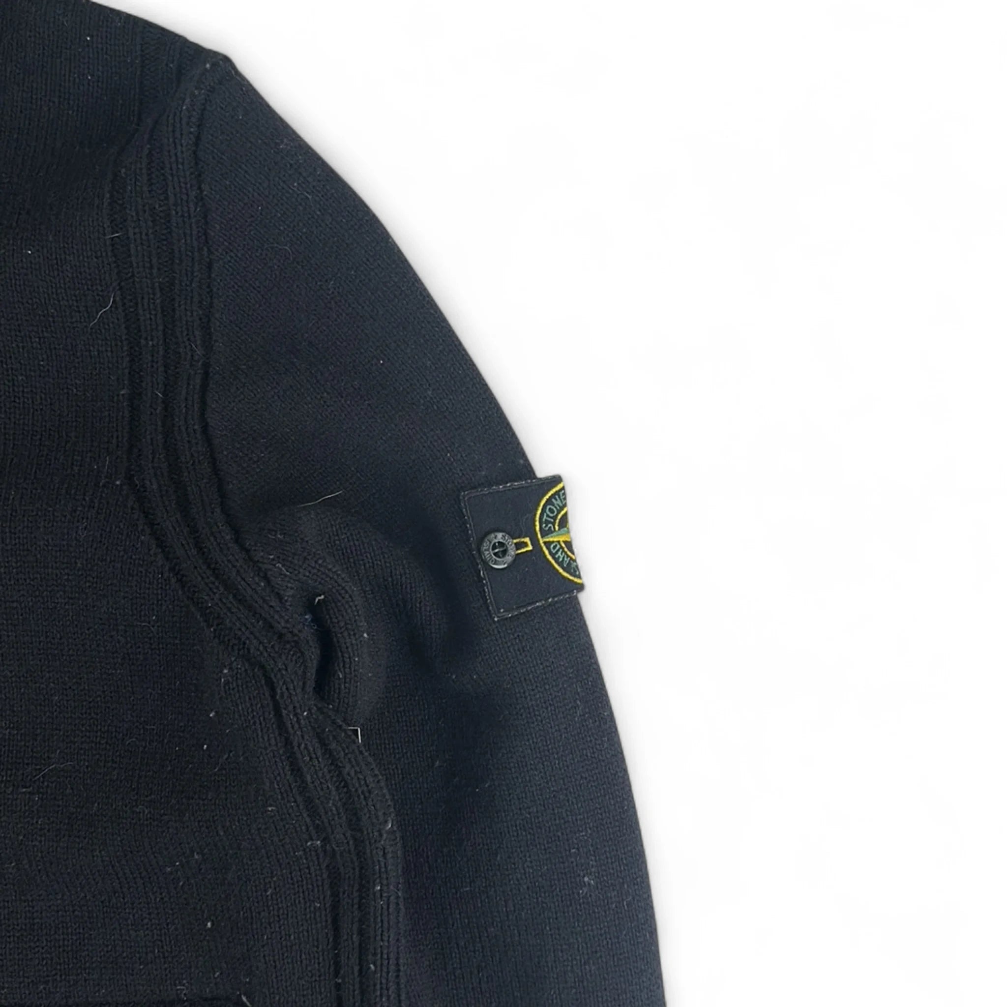 Stone Island Zip Bi-Matiere à Capuche — Taille L — Photo 2/3 #État_Très bon état