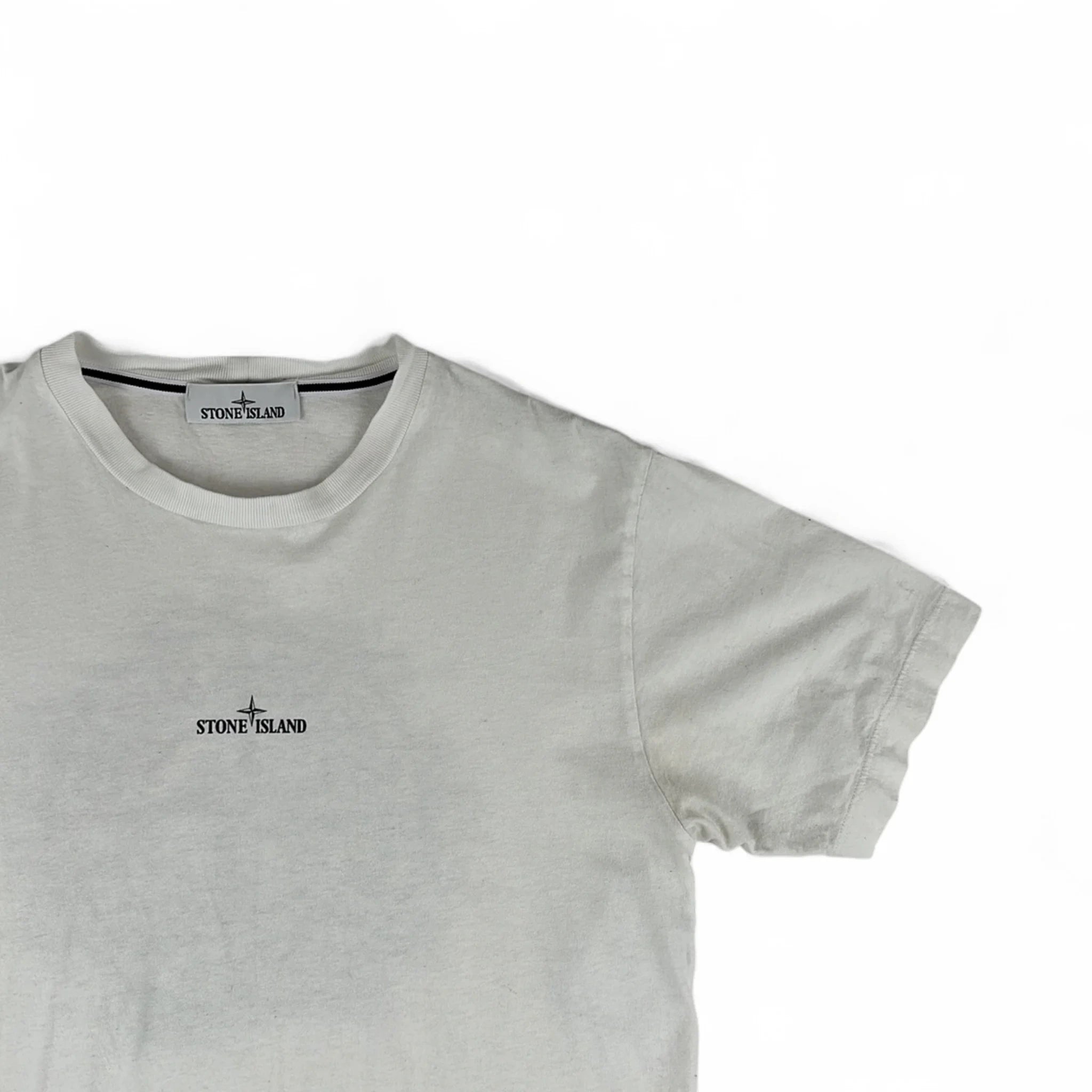 stone island t shirt logo rond — Taille M — Photo 2/3 #État_Occasion · Très bon