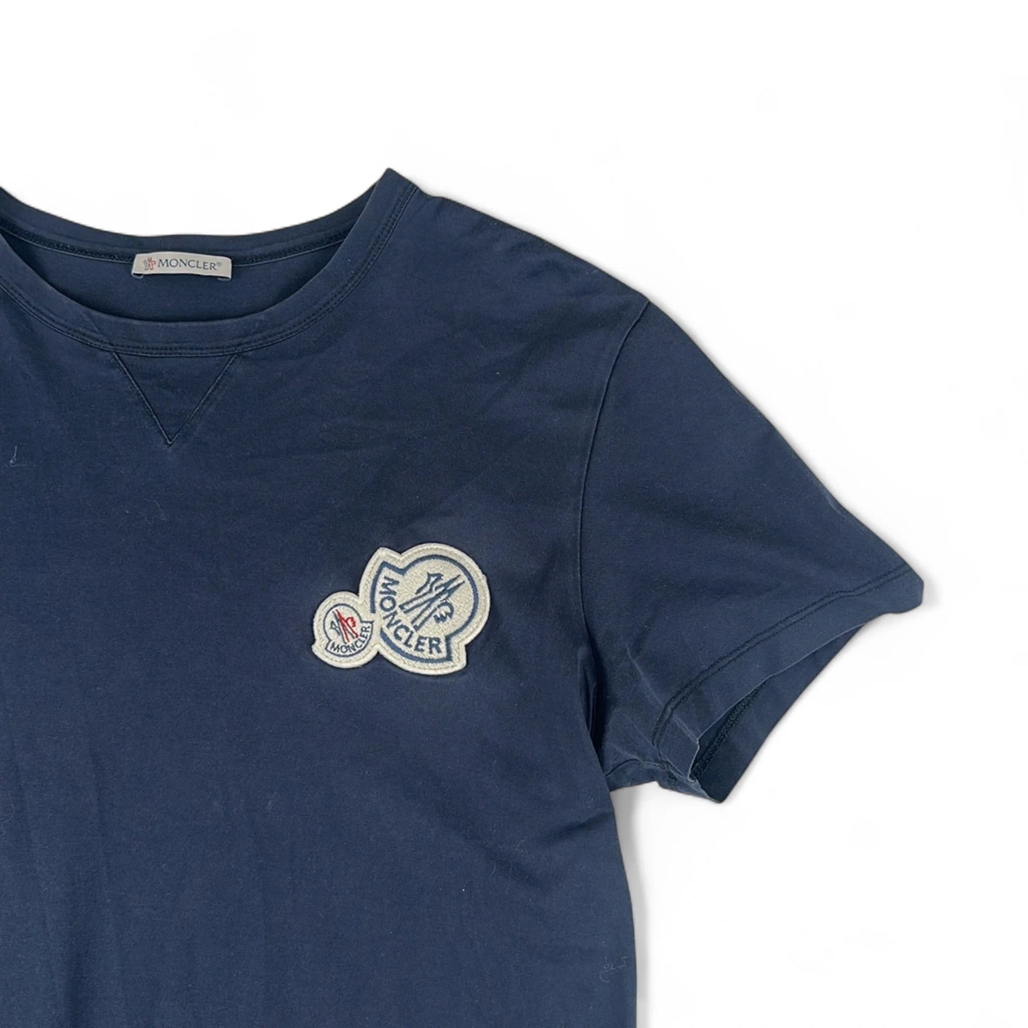 Moncler T-Shirt Double Logo — Taille M — Photo 2/3 #État_Très bon état