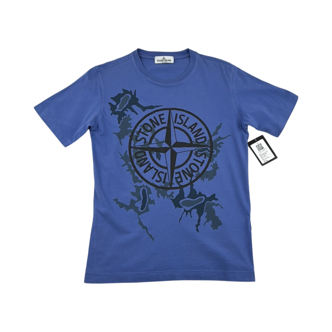 Stone Island T-Shirt Gros Logo Face — Taille XXS — Photo 1/2 #État_Très bon état