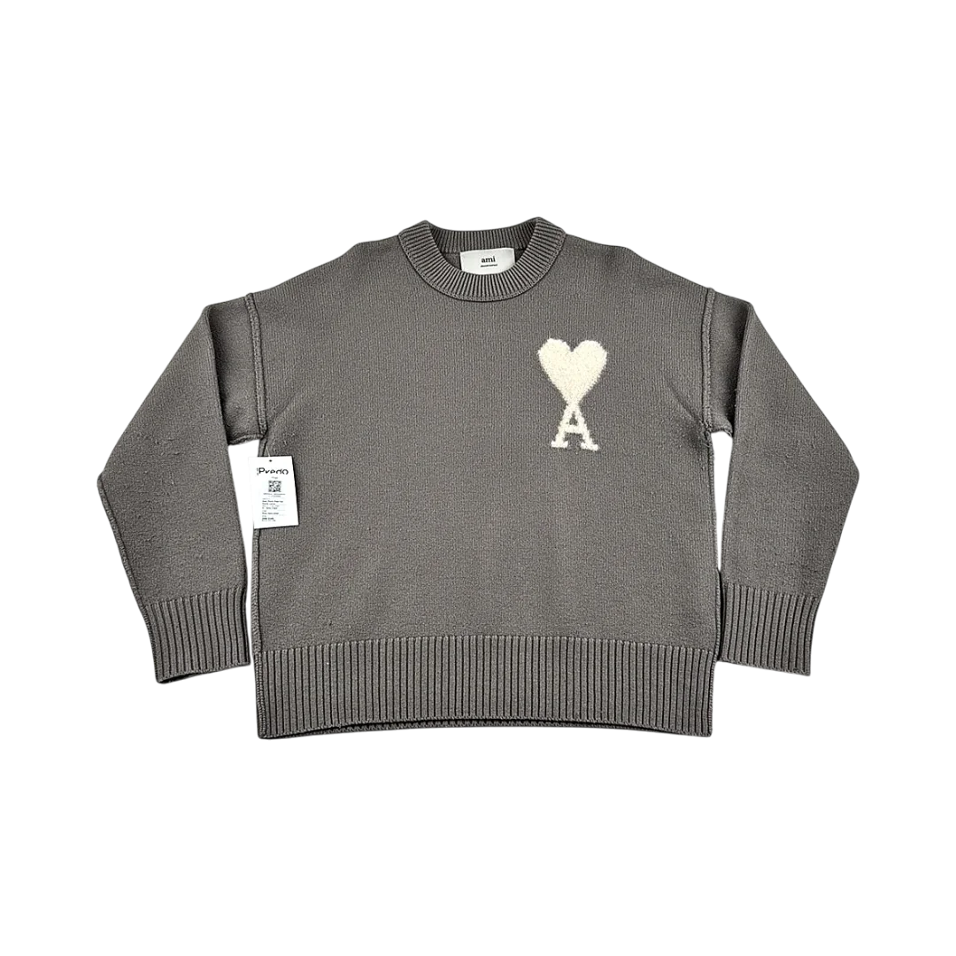 Ami Paris Pull Col Rond Laine — Taille S — Photo 2/6 #État_Très bon état