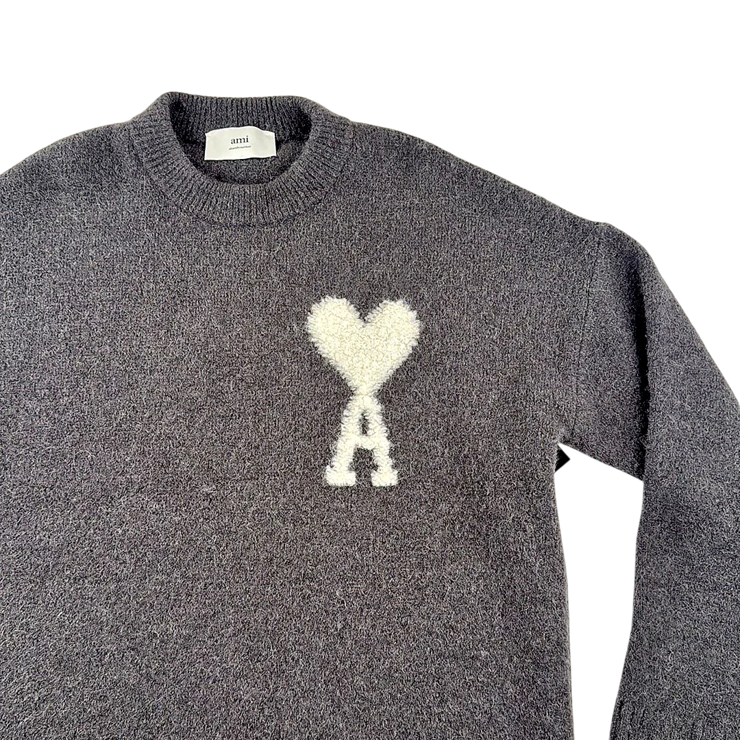 Ami Paris pull Col Rond Alpagas — Taille L — Photo 2/3 #État_Très bon état · Pièce 1