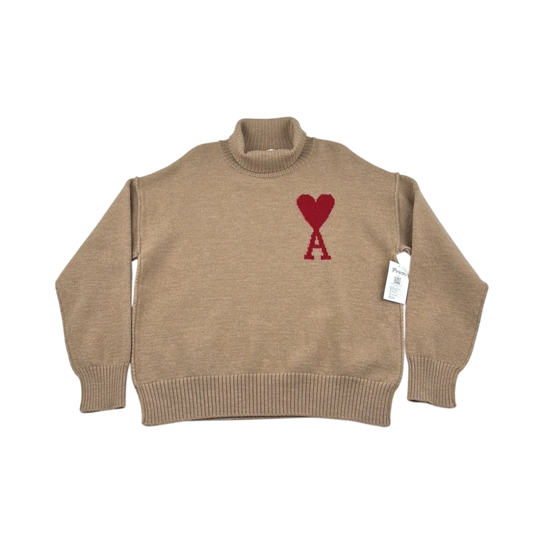 AMI Paris Pull Col Roulé Laine — Taille M — Photo 1/2 #État_Très bon état