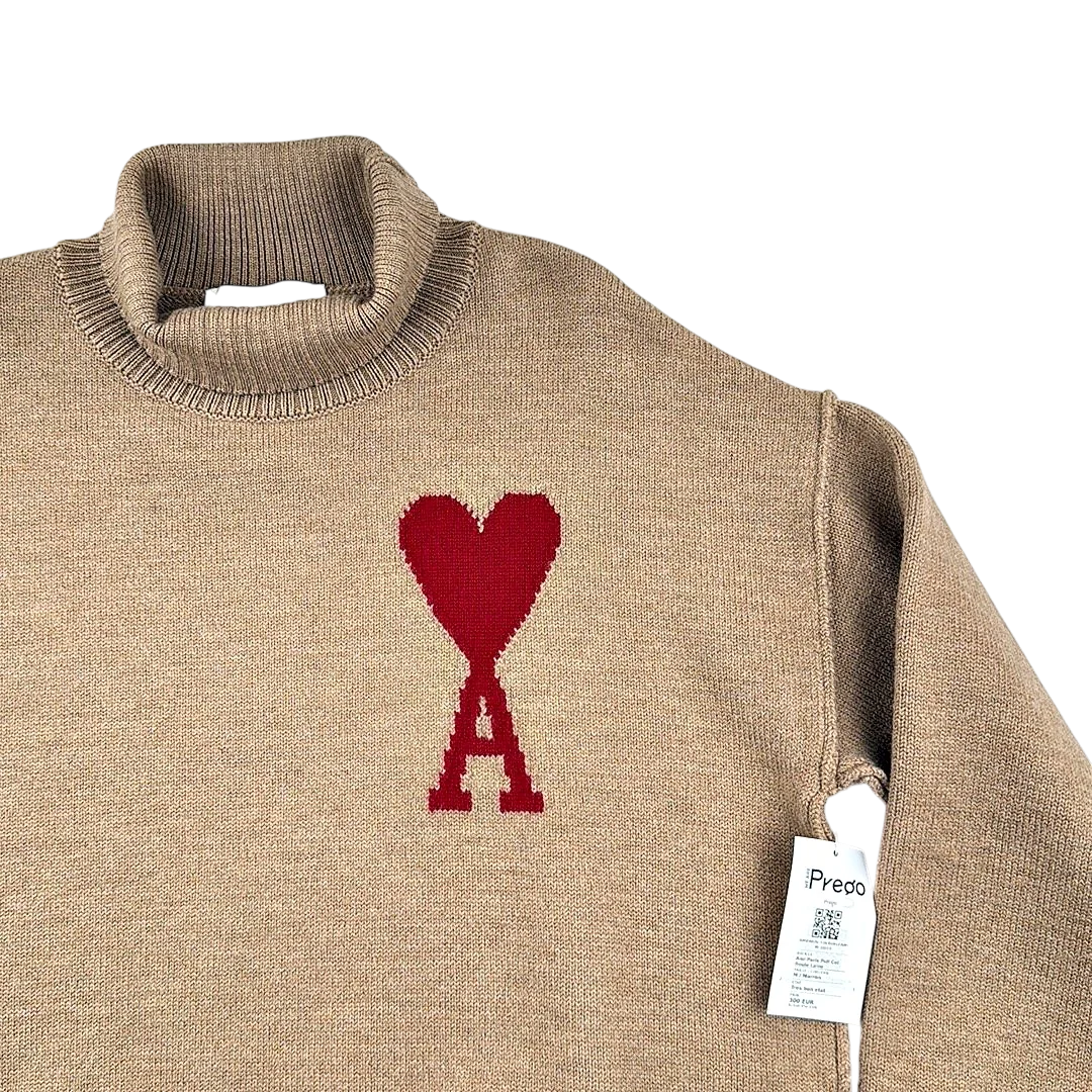 Ami Paris Pull Col Roulé Laine — Taille M — Photo 2/3 #État_Très bon état