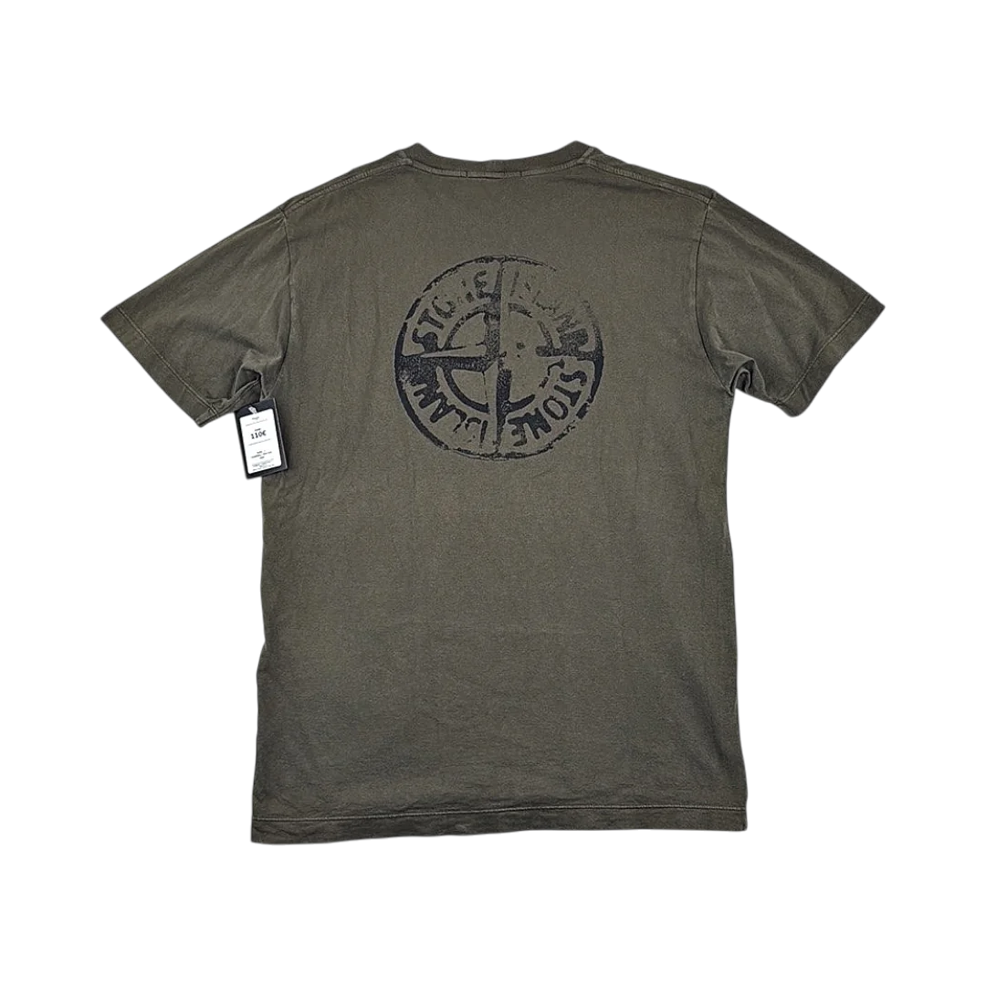 Stone Island T-Shirt Logo Dos — Taille L — Photo 3/3 #État_Très bon état
