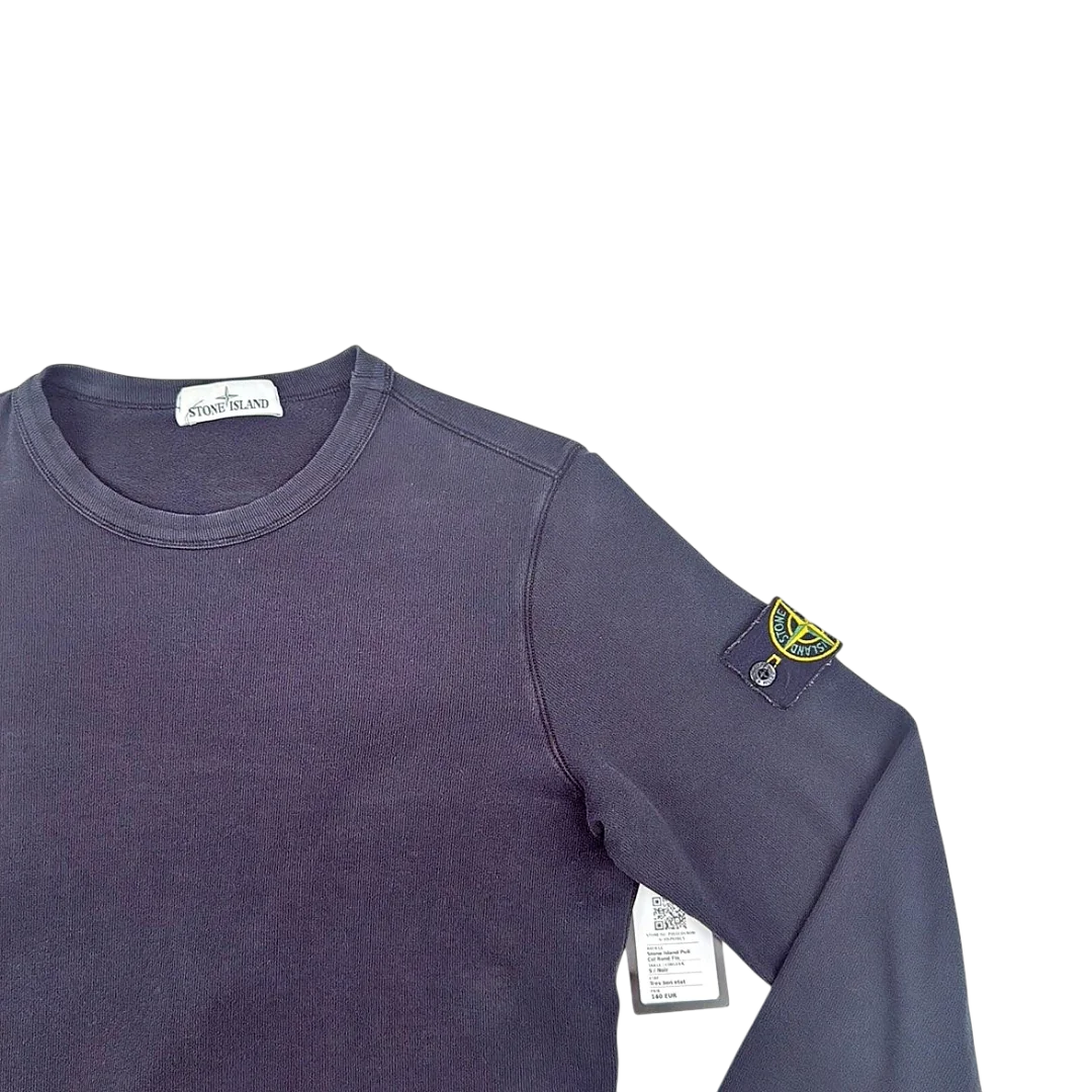 Stone Island Pull Col Rond Fin — Taille S — Photo 2/3 #État_Très bon état