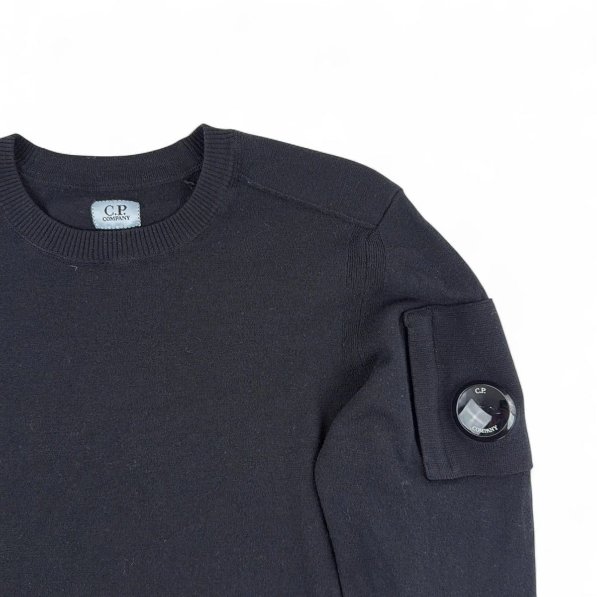 C.P. Company Pull Col Rond Laine Hooded — Taille S — Photo 2/3 #État_Très bon état