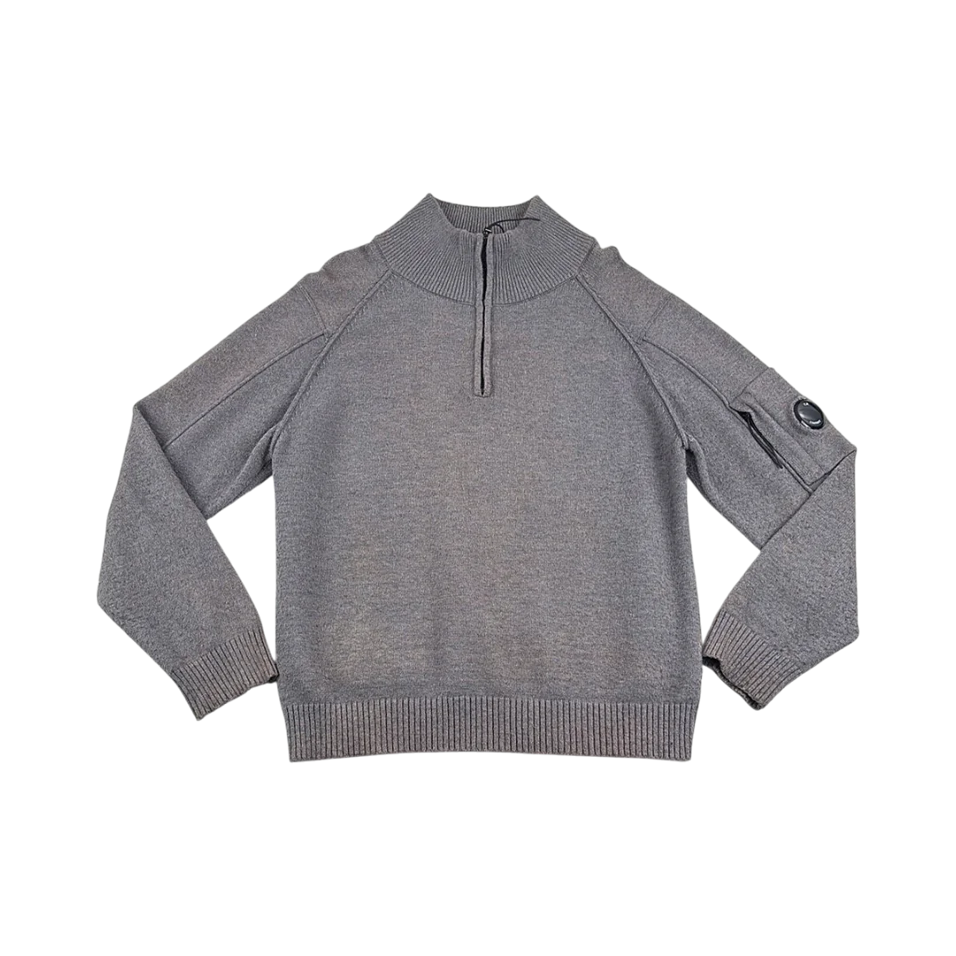 C.P. Company Half Zip Hooded Laine — Taille L — Photo 1/3 #État_Bon état
