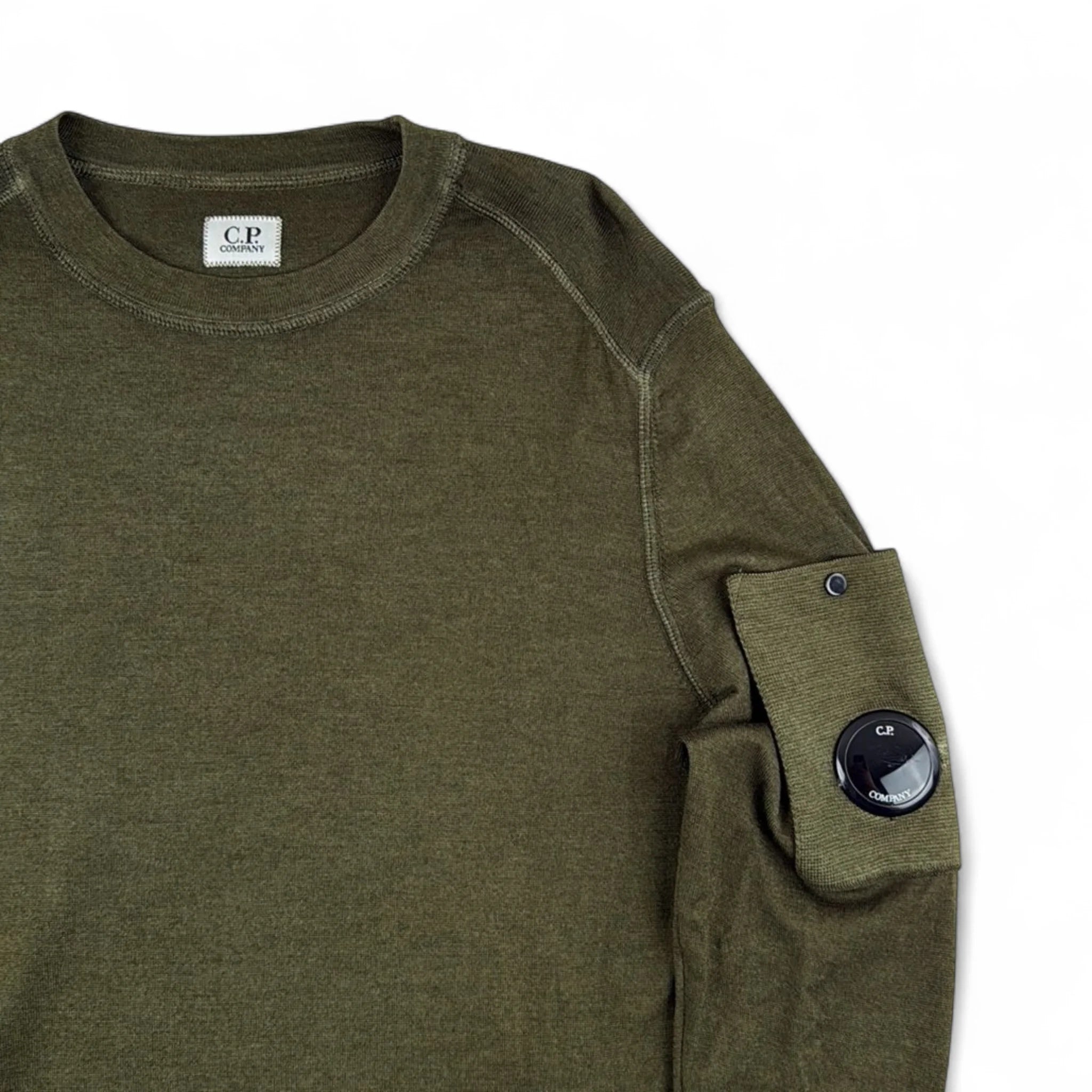 C.P. Company Pull Col Rond Laine Hooded — Taille M — Photo 2/3 #État_Occasion · Très bon