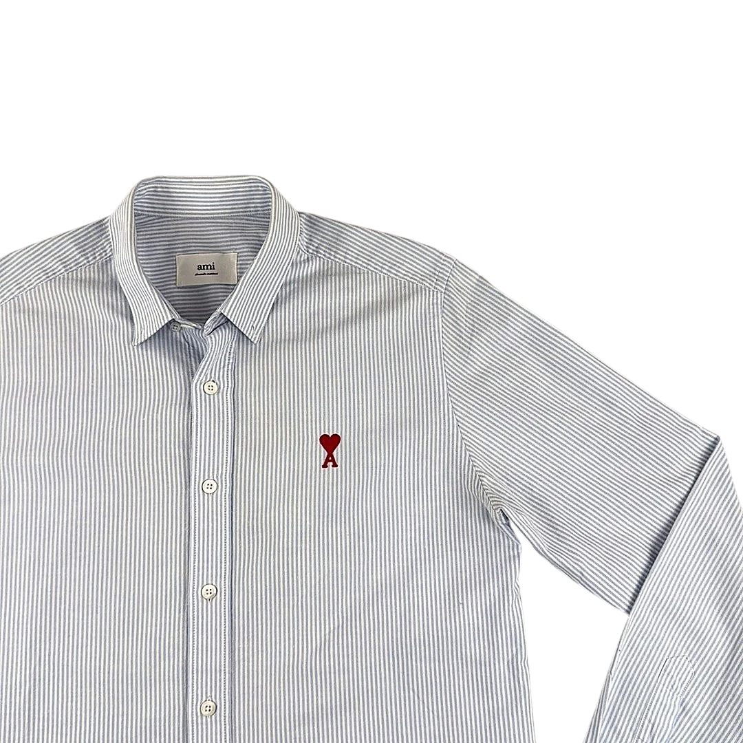 Ami Paris Chemise Rayée — Taille L — Photo 2/3 #État_Très bon état