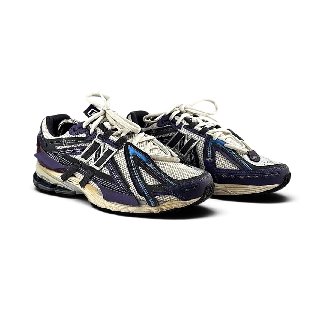 New Balance 1906R Blanche Violet — Taille 44.5 — Photo 5/5 #État_Très bon état · Avec boîte