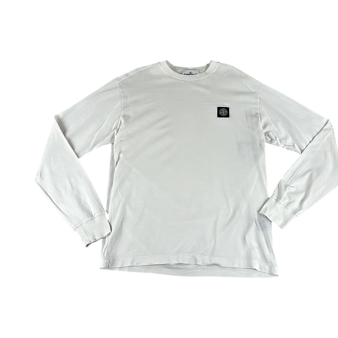 Stone Island T-Shirt à Manches Longues — Taille M — Photo 1/3 #État_Très bon état · Pièce 2