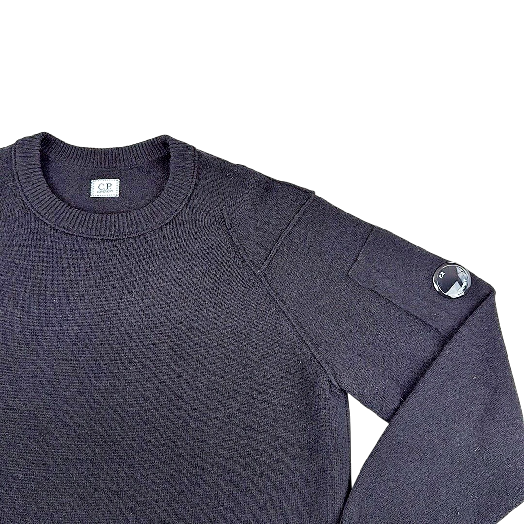 C.P. Company Pull Col Rond Laine Hooded — Taille XL — Photo 2/3 #État_Très bon état
