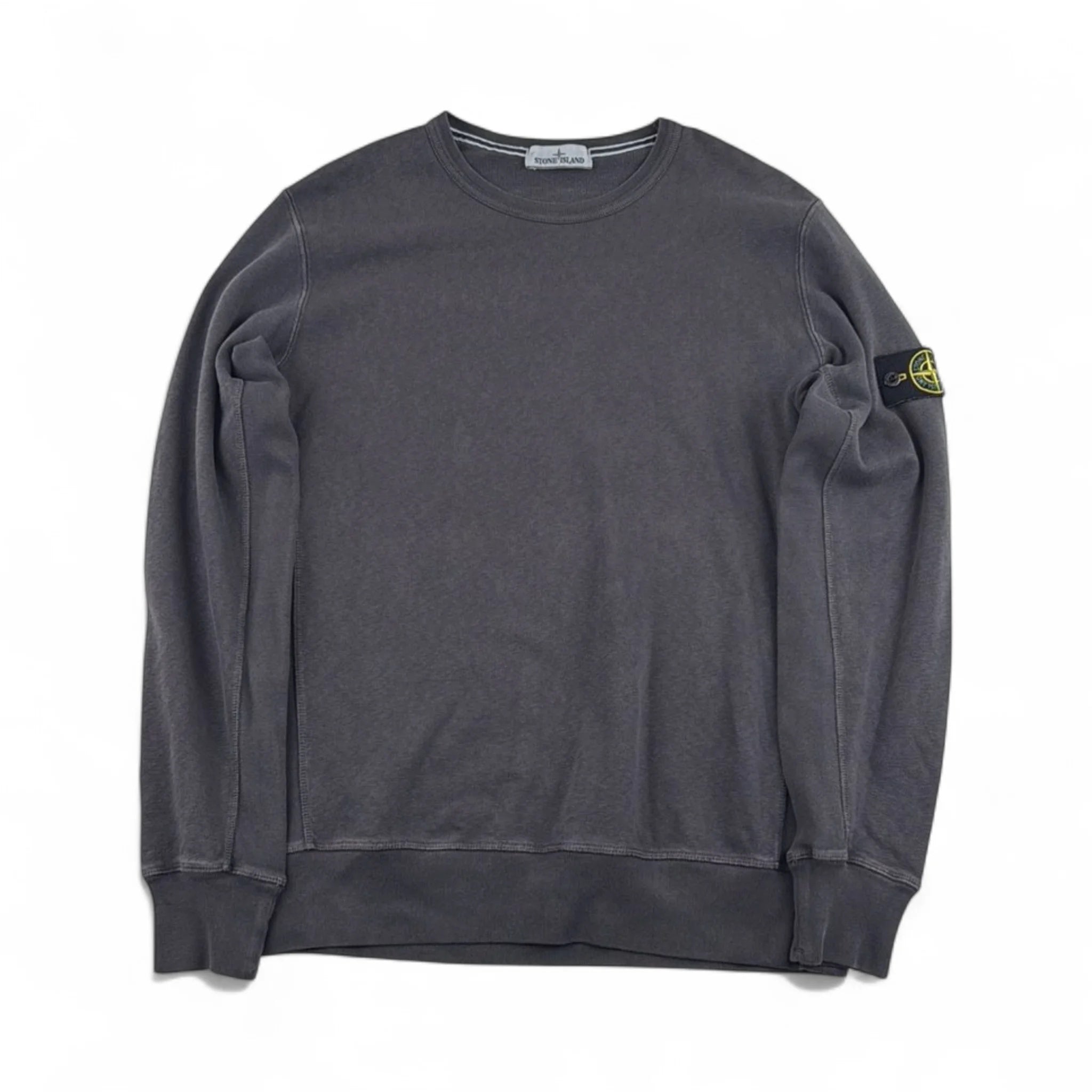 Stone Island Pull Col Rond Marron