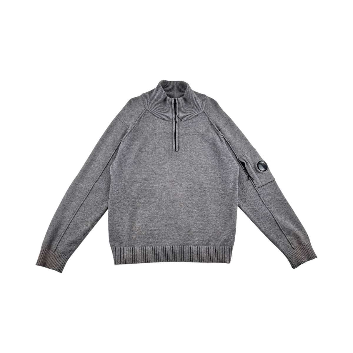 C.P. Company Half Zip Hooded Laine — Taille L — Photo 1/3 #État_Bon état