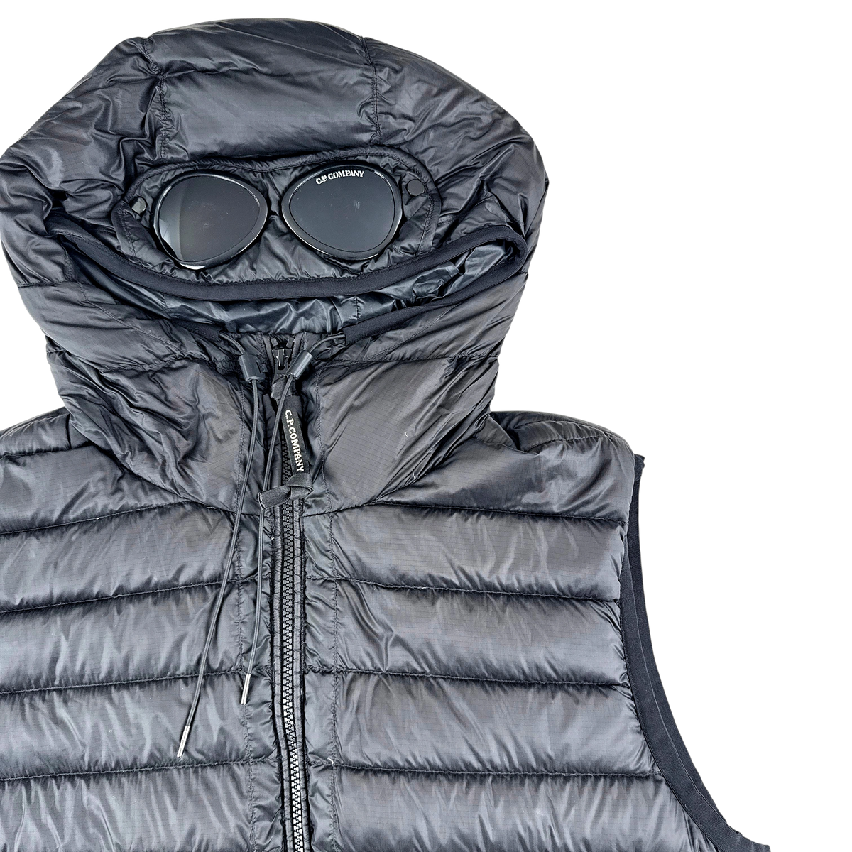 C.P. Company D.D. SHELL GOGGLE DOWN GILET — Taille L — Photo 2/3 #État_Très bon état