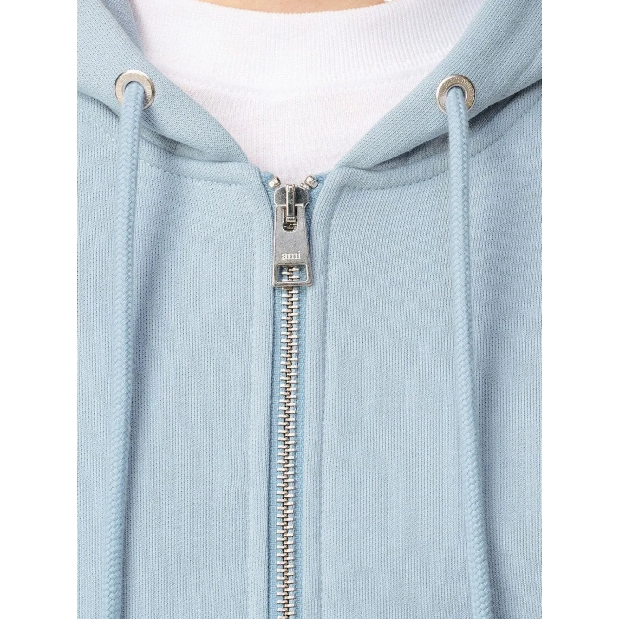 Ami Paris Sweat Zip à Capuche