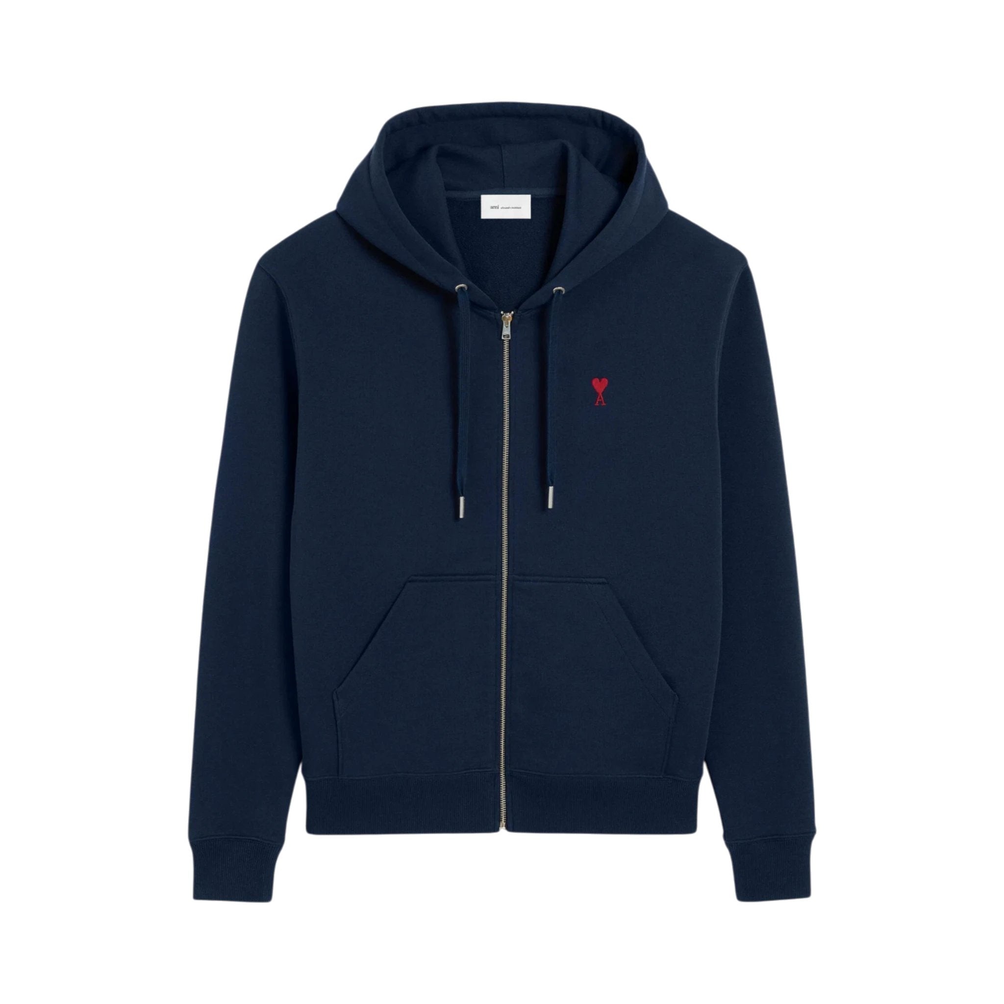 Ami Paris Sweat Zip à Capuche