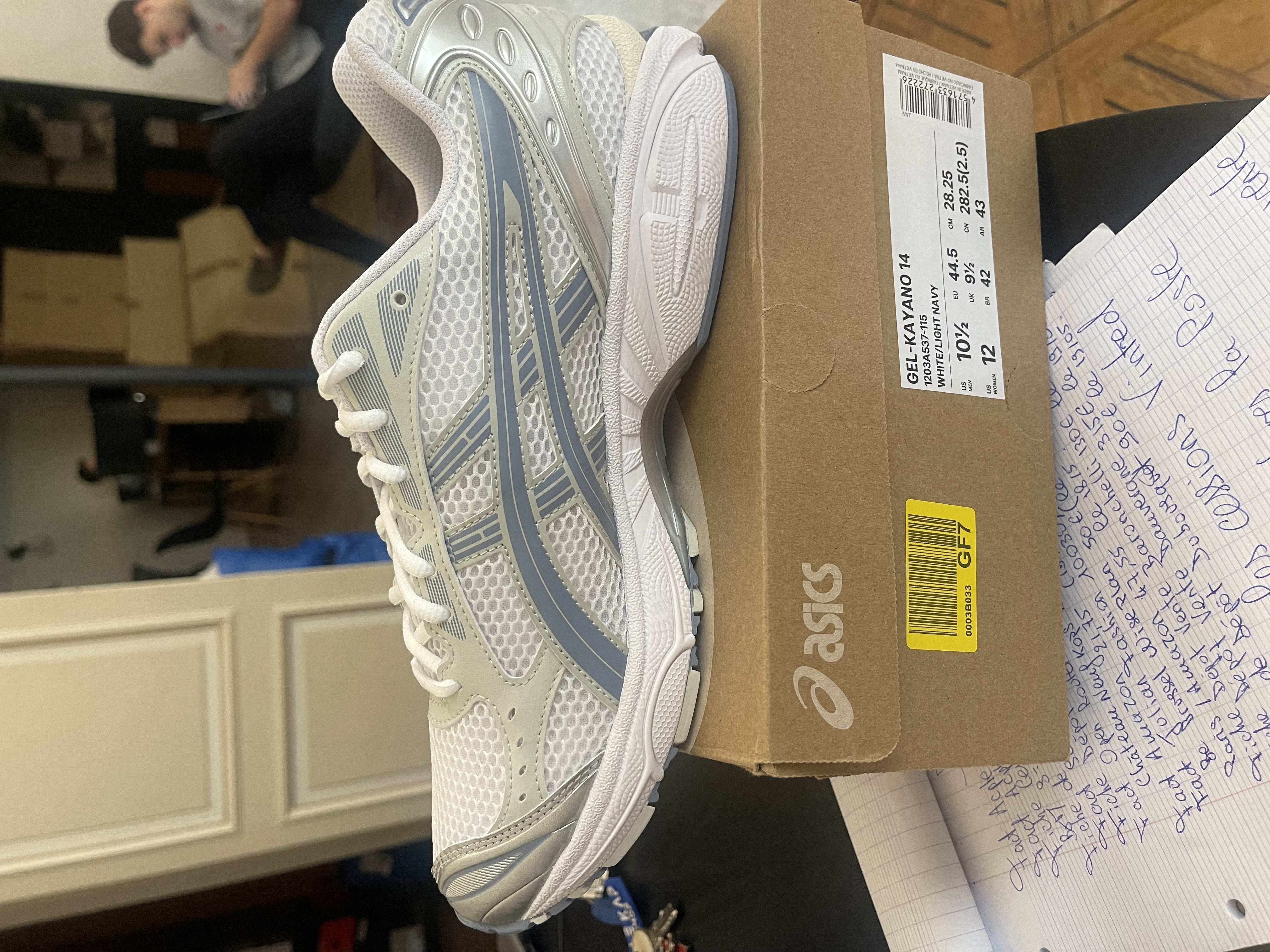 ASICS Gel Kayano 14 White/Light Navy